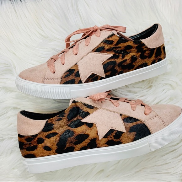 Pink leopard star sneaker - Picture 9 of 10